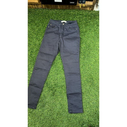 Amichi Básicos High Rise Slim Jeans, Navy, Size 36 (EU) UK size 8