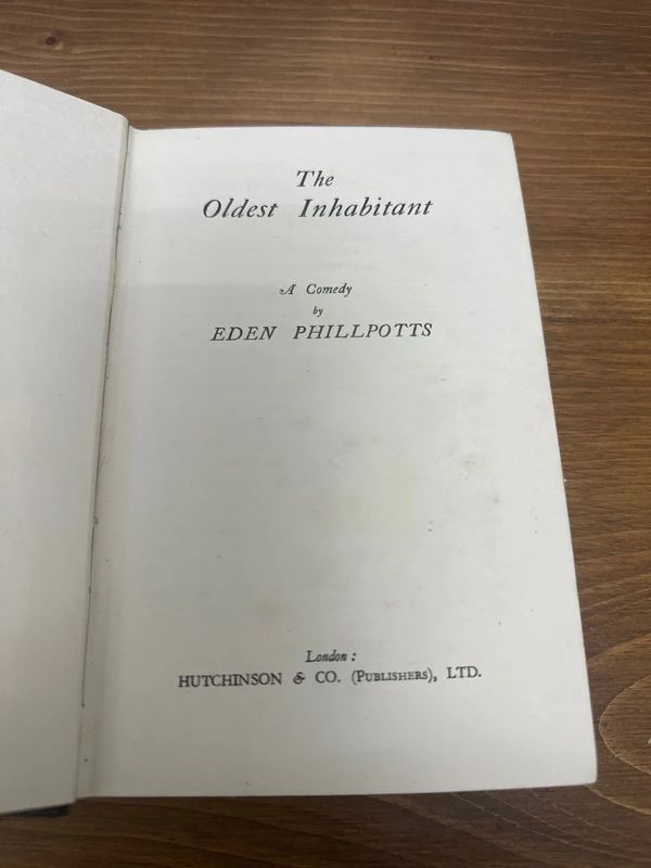 The Oldest Inhabitant by Eden Phillpots