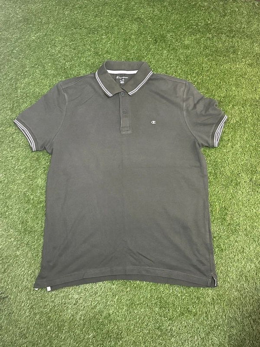 Champion easy fit large green polo shirt