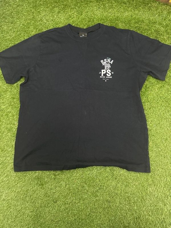 PS Paul Smith Never Assume Zebra black crew neck T-shirt XXL