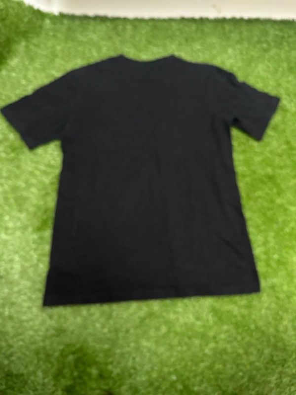 Patagonia Men's P-6 Logo Responsibili-Tee in black with the company's iconic mountain logo - Small