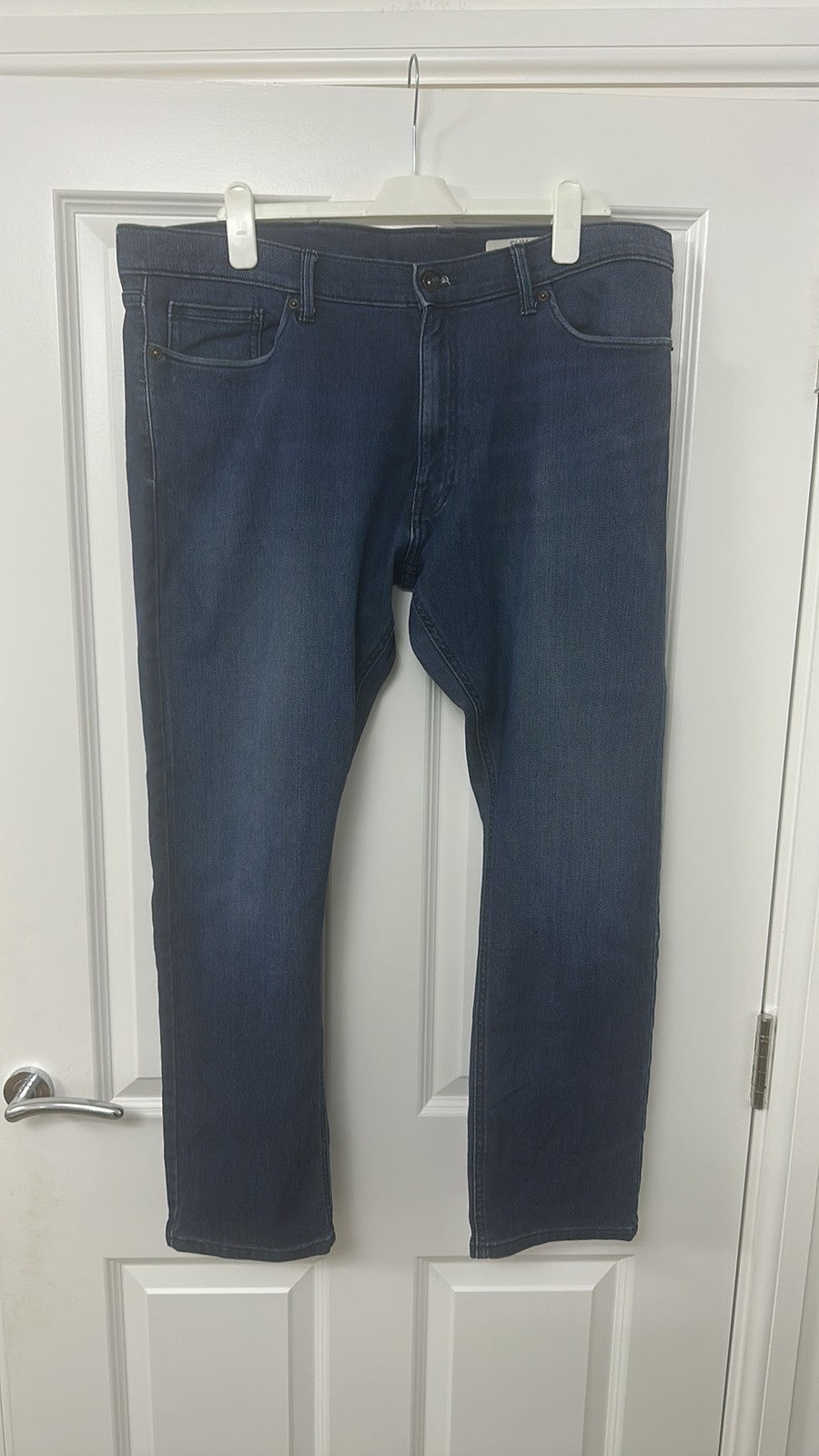 M&S Men's Slim Fit Stretch Denim Jeans Dark Indigo 38W 29L