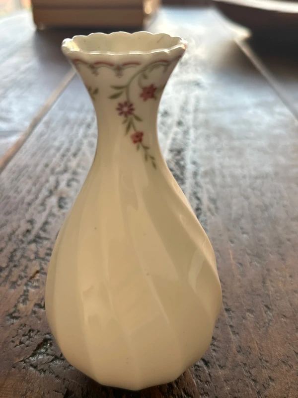 Wedgwood bone china piece in the Pink Garland pattern