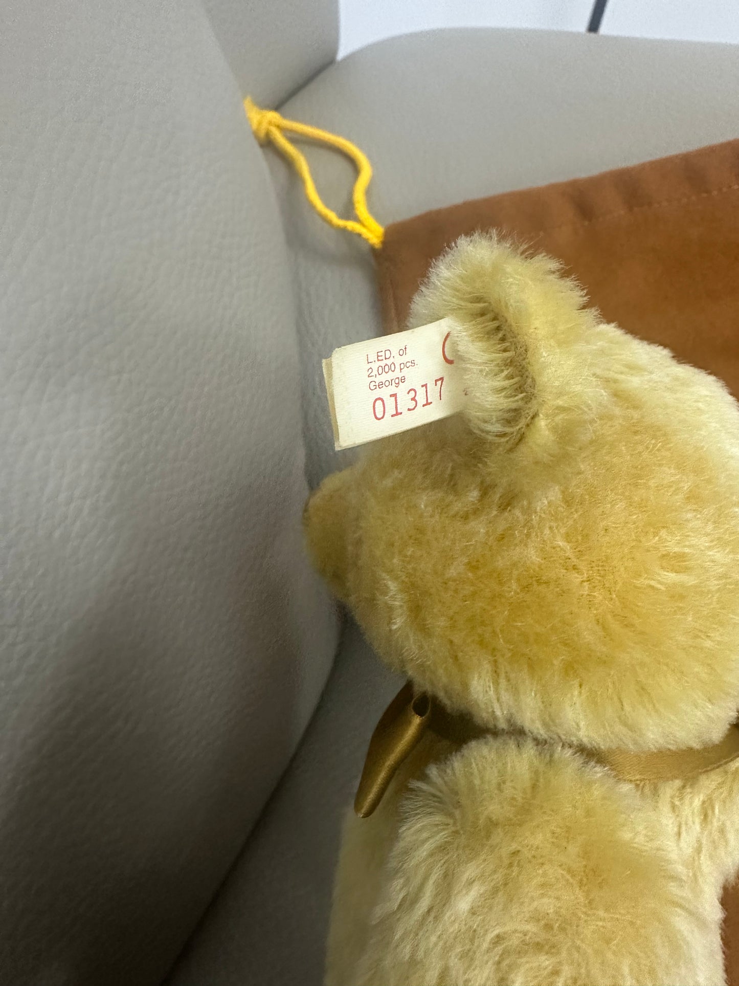 Steiff "George" teddy bear,2000 limited edition for Teddy Bears of Witney