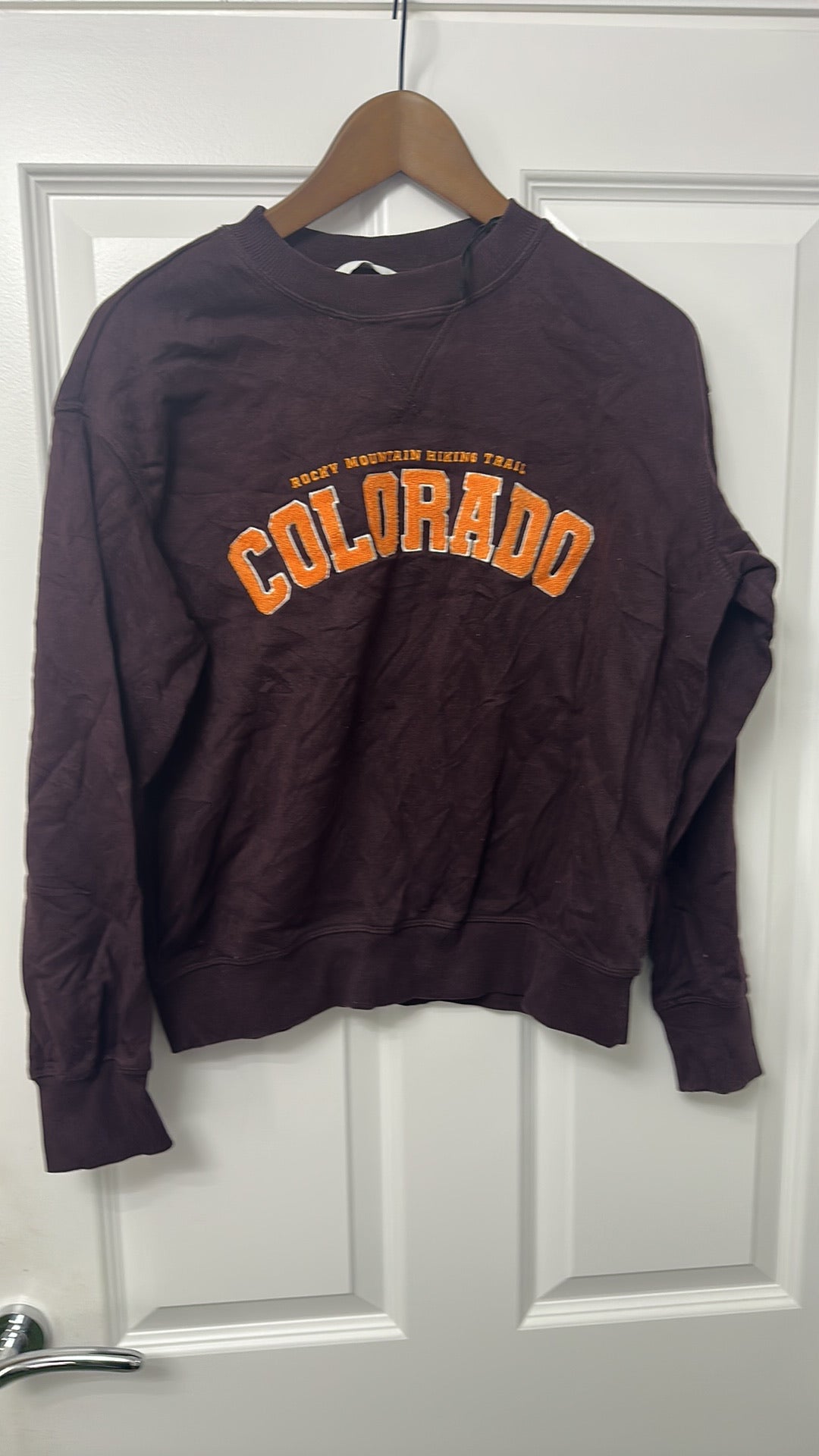 H&M Colorado Rocky Mountain Hiking Trail Sweatshirt size XS
