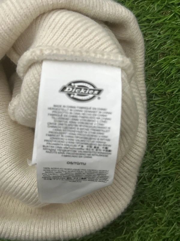 Dickies cream Beanie Hat - one size