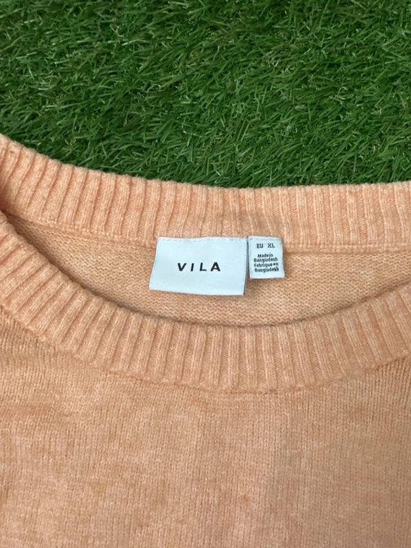 VILA peach knit sweater XL