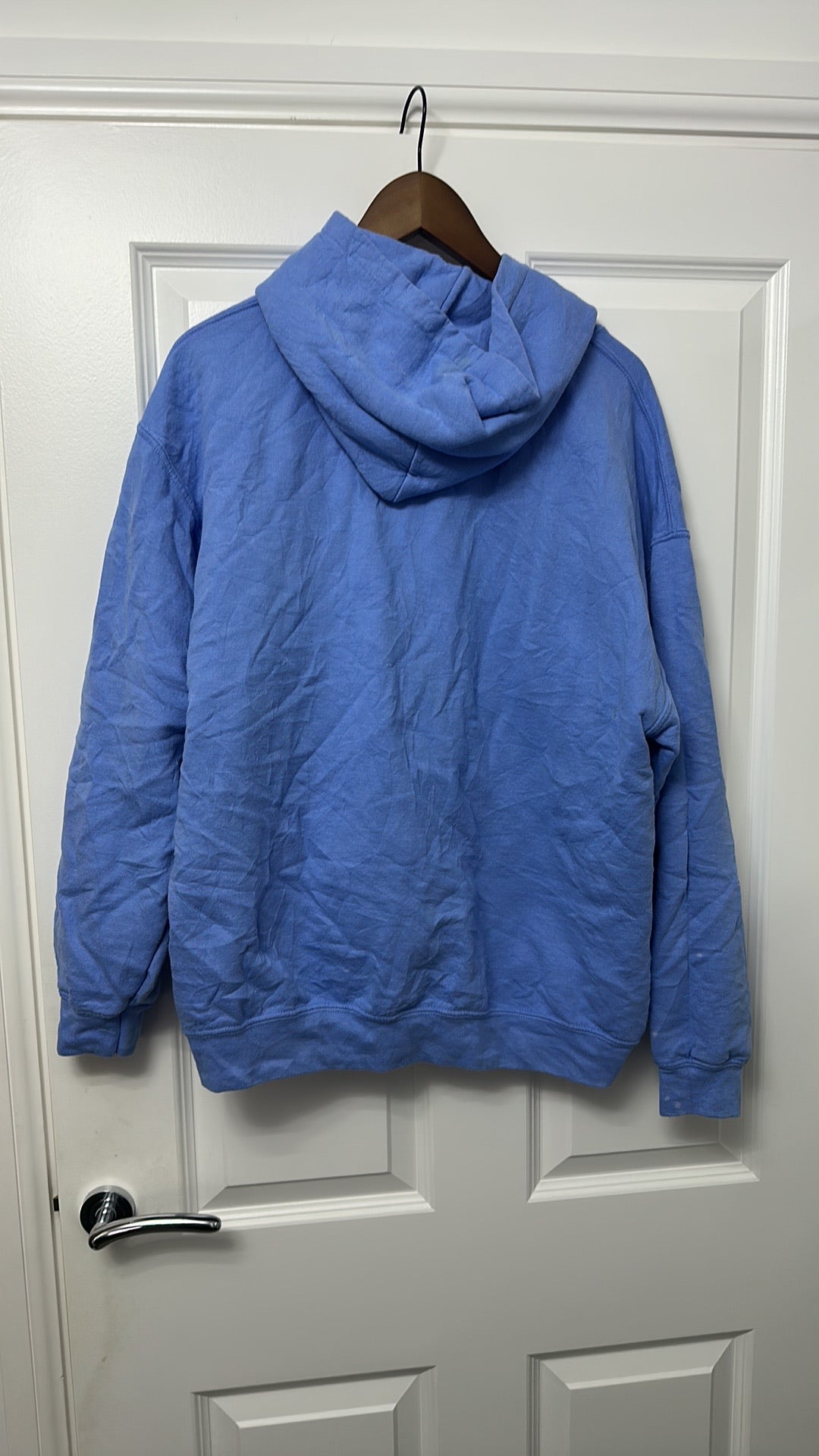 Gildan Heavy Blend Cornflower Blue Pullover Hoodie size large