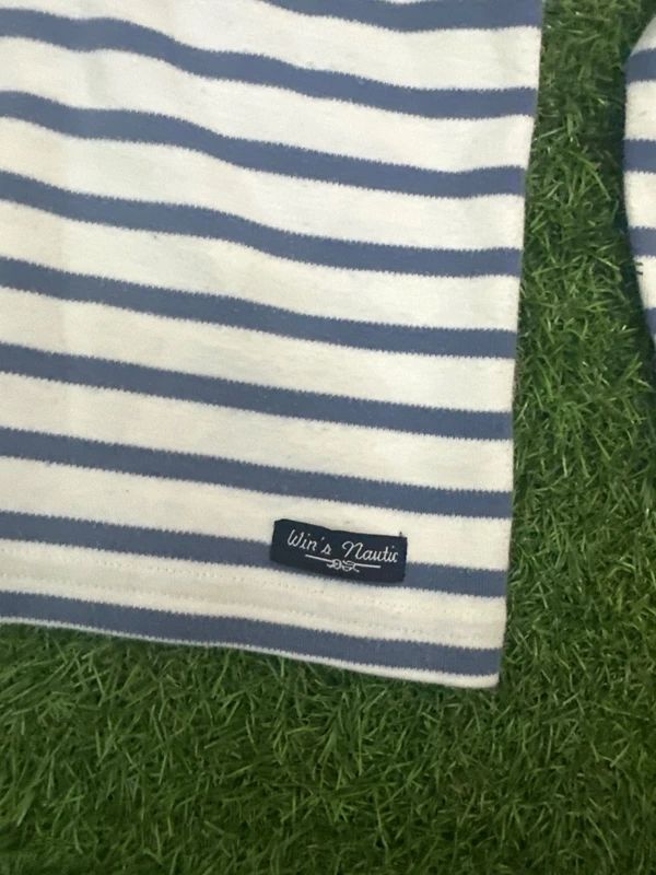 Wins Nautic blue striped long sleeve top M