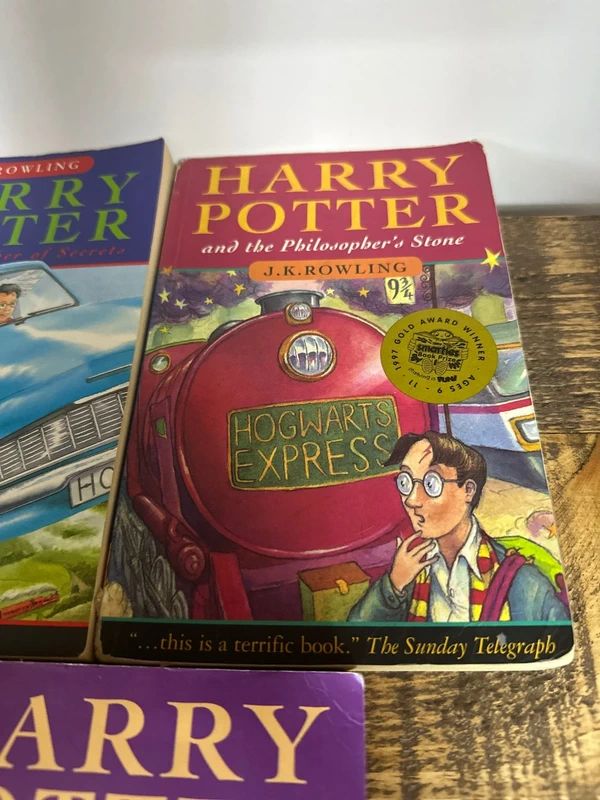 3x Harry Potter books. All first Editions.