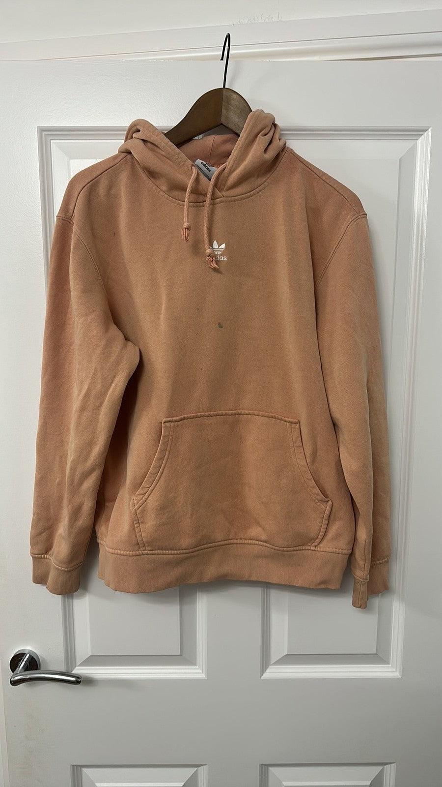 Adidas Originals Trefoil Hoodie Salmon Pink size Medium