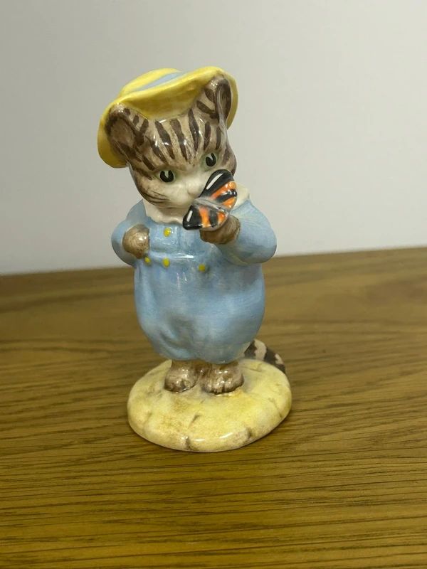 Royal Albert Beatrix Potter "Tom Kitten and Butterfly” with original box