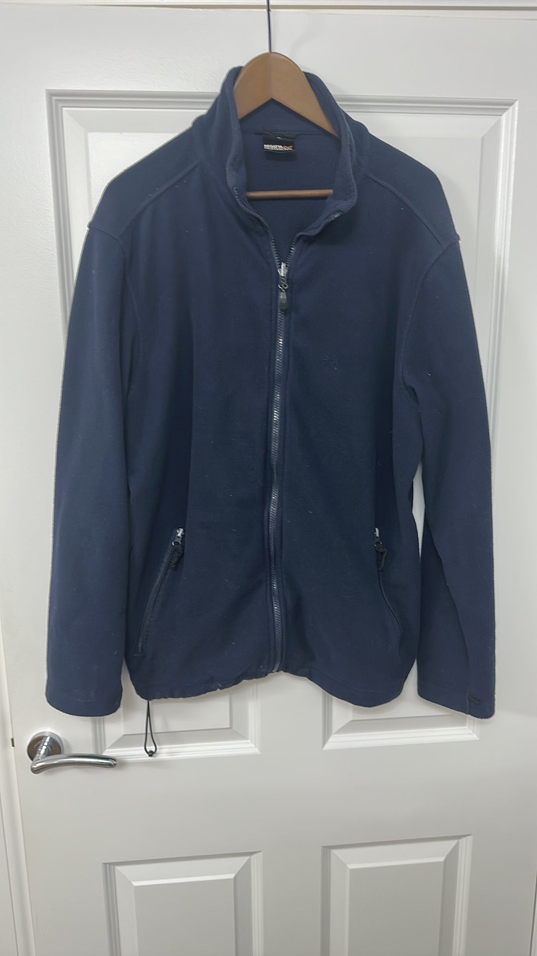 Regatta Professional Navy Blue Full-Zip Fleece Jacket - Size L