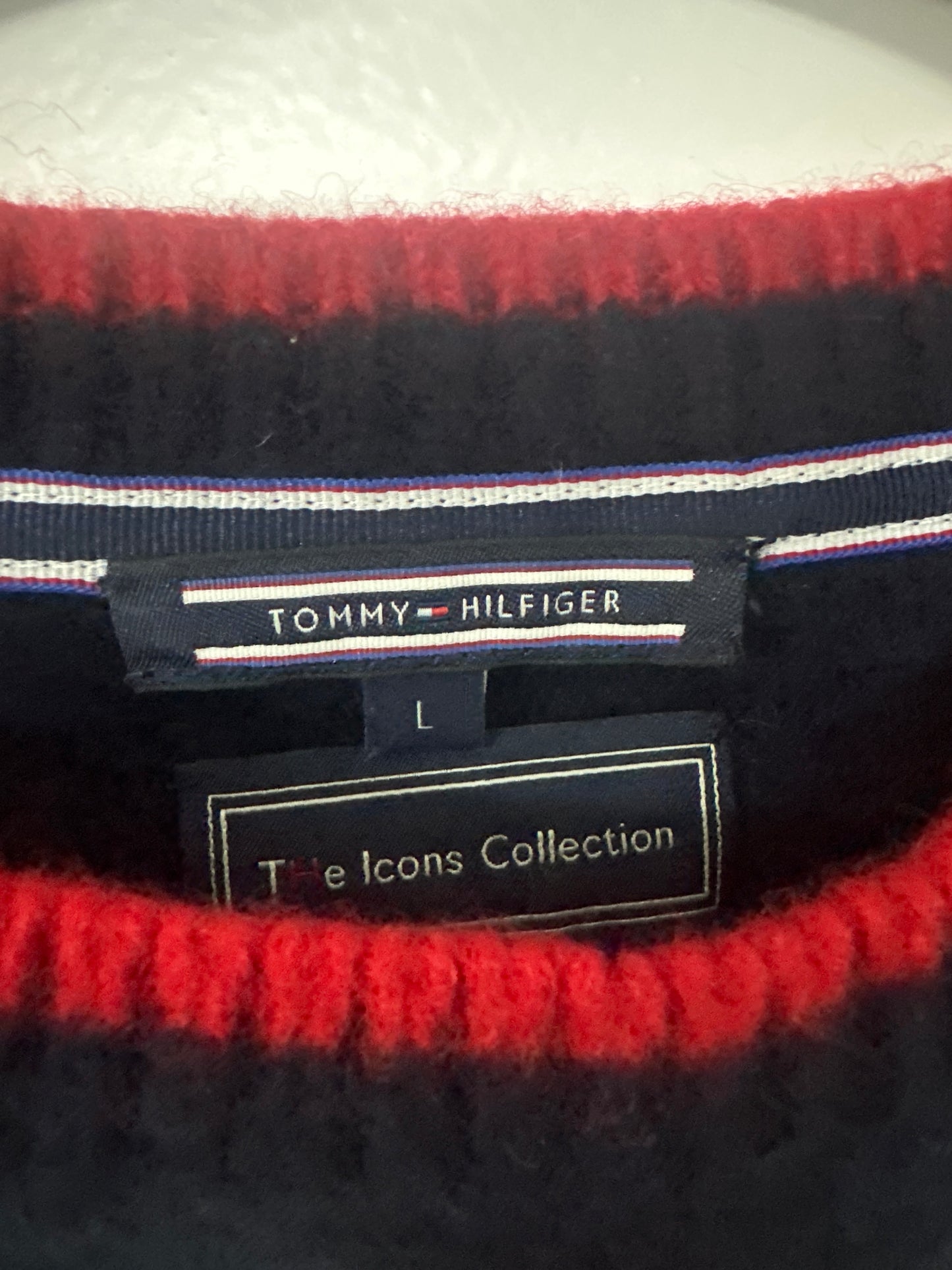 Tommy Hilfiger Kids Large Unisex Flag Jumper