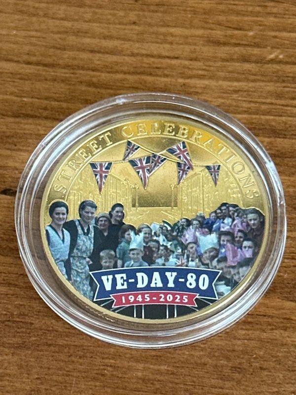 Limited Edition VE-Day Street Celebrations Coin