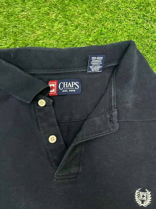 CHAPS Mens 2XT Navy Polo Shirt