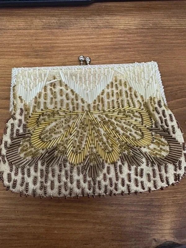 vintage Le Soir lady clutch bag/handbag