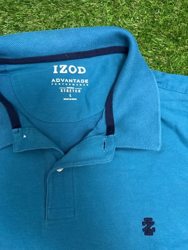 IZOD Advantage Performance Mens Large Polo Shirt