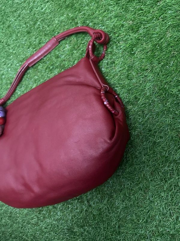 Radley London red shoulder bag with Scottie charm