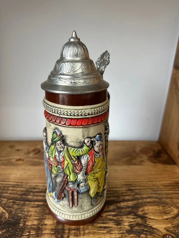 Vintage GERZ beer stein - number 11 - Tavern Scene