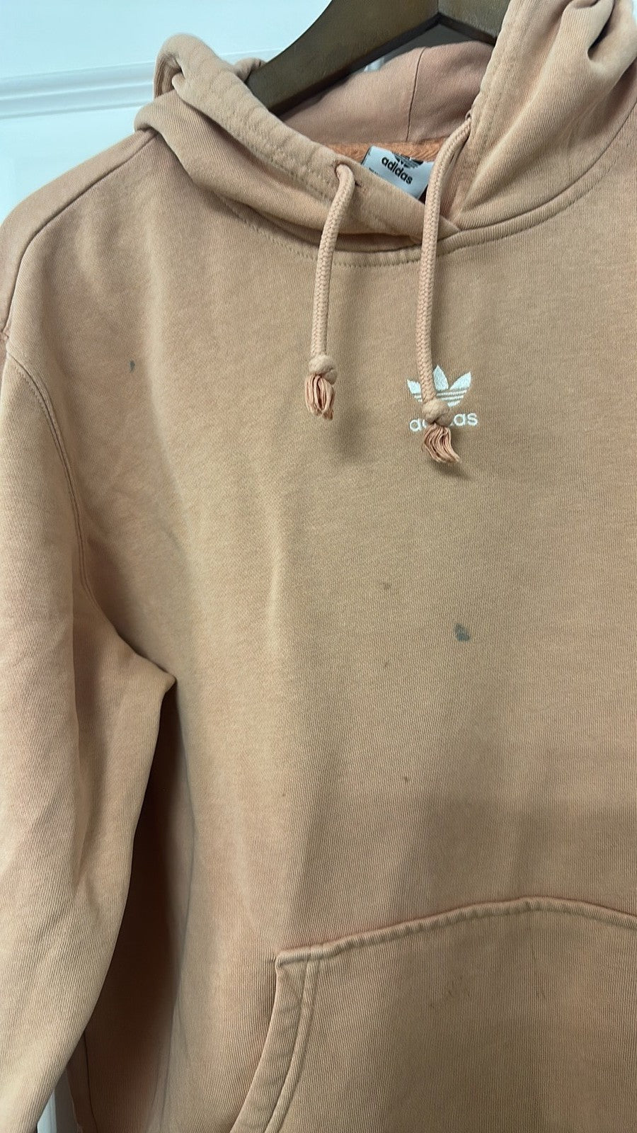 Adidas Originals Trefoil Hoodie Salmon Pink size Medium