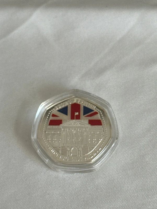 Best of British coin - Buckingham Palace  - Silver-Plated