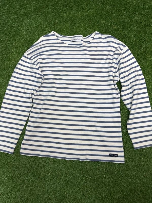 Wins Nautic blue striped long sleeve top M