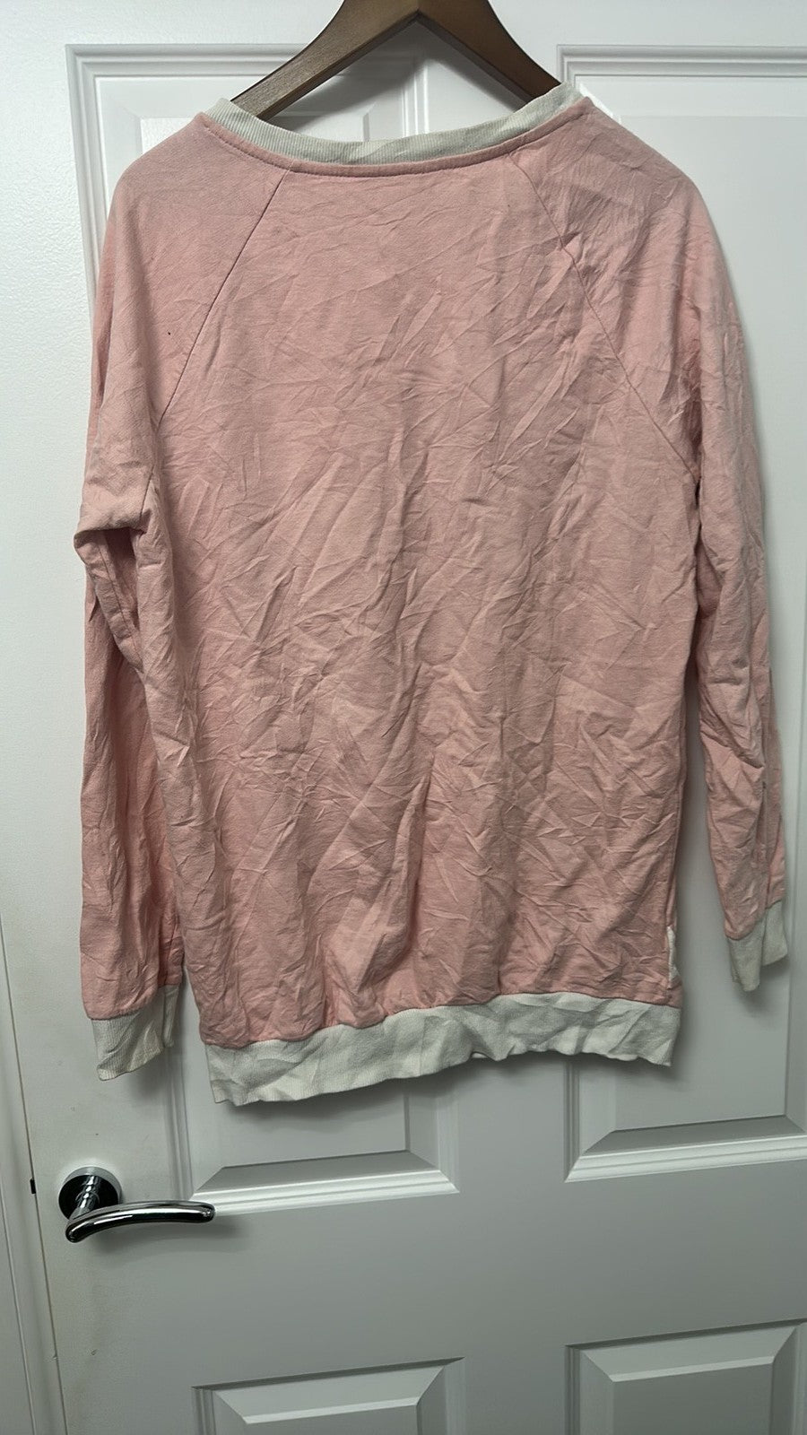 Beverly Hills 1950 Pink Graphic Sweatshirt size Large