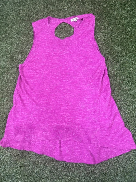River Island pink sleeveless knit top size 12