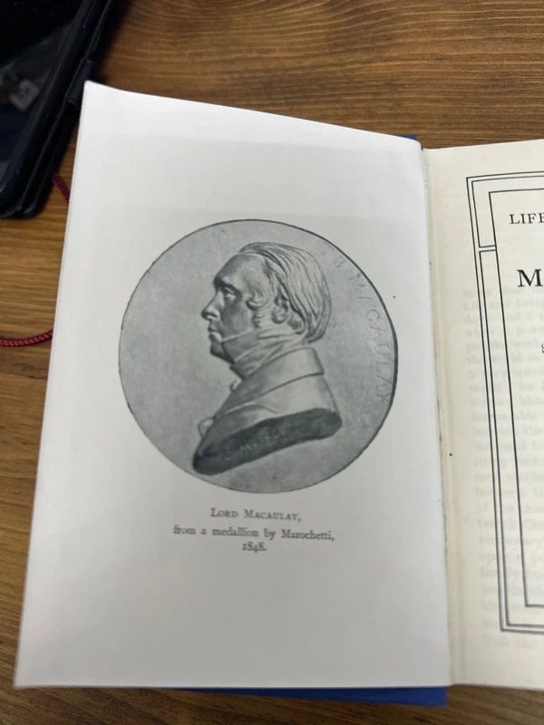 1910 two-volume set of The Life and Letters of Lord Macaulay published by Thomas Nelson