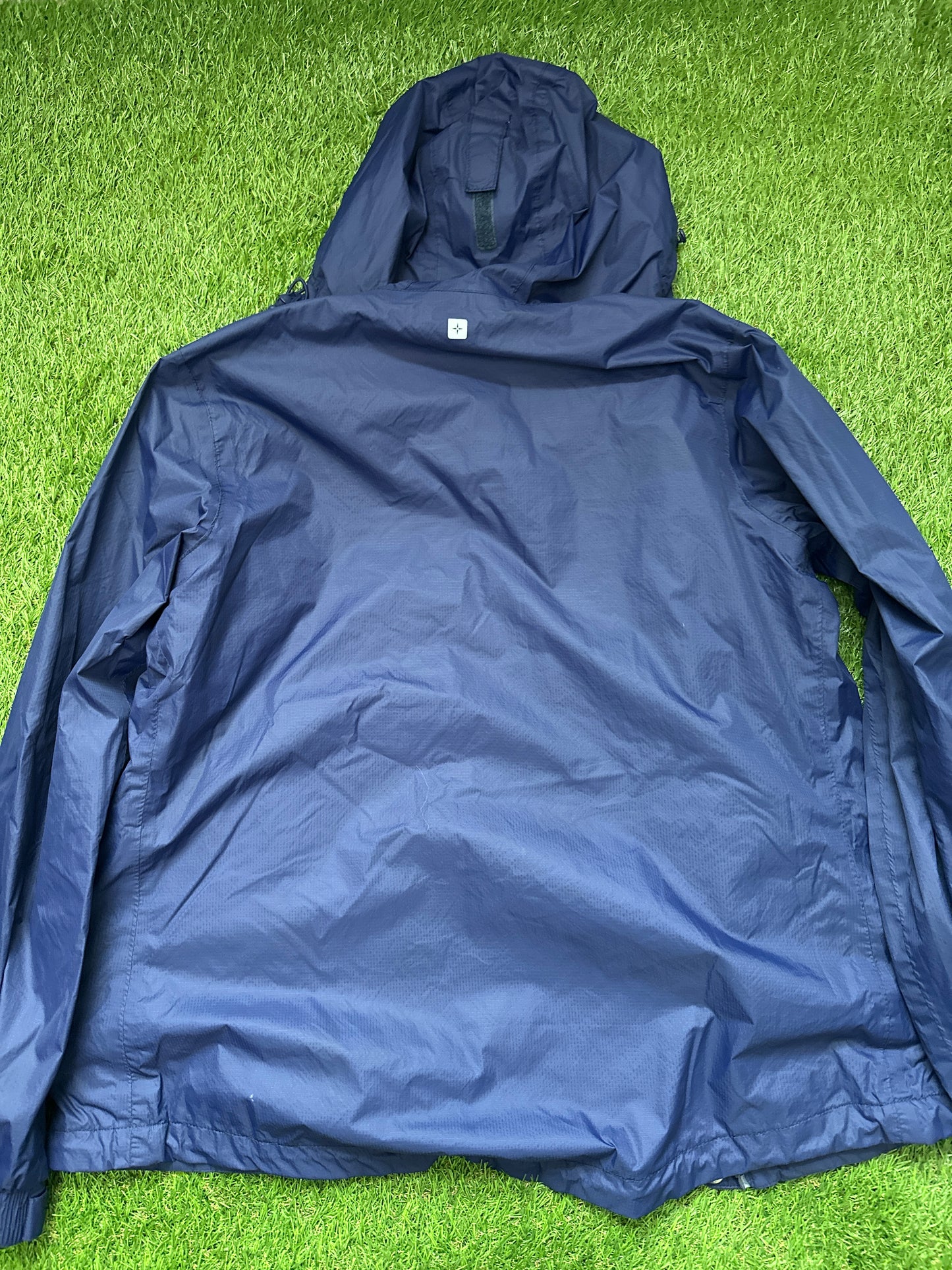 Mountain Warehouse Navy Waterproof Jacket Size 10 blue