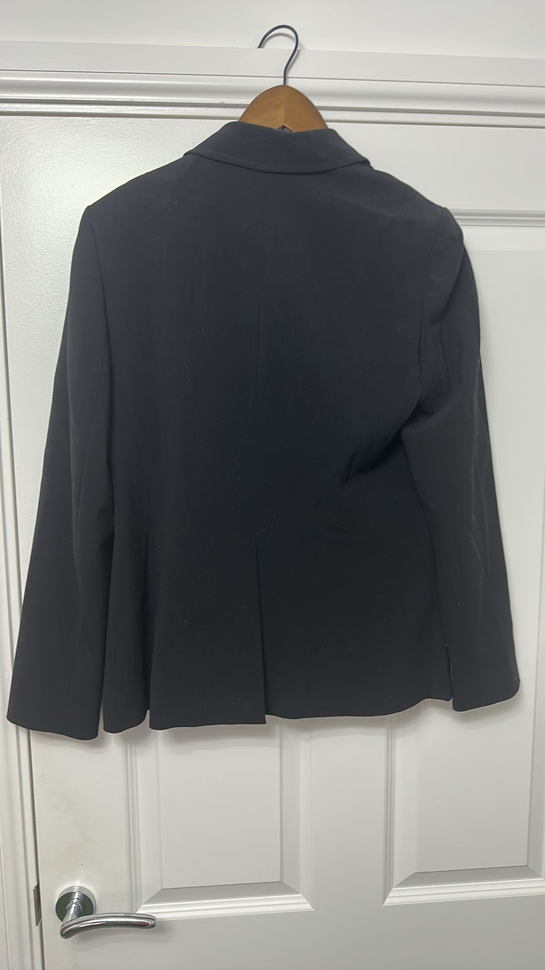 JOSEPH Black Single-Button Tailored Blazer Jacket size 3