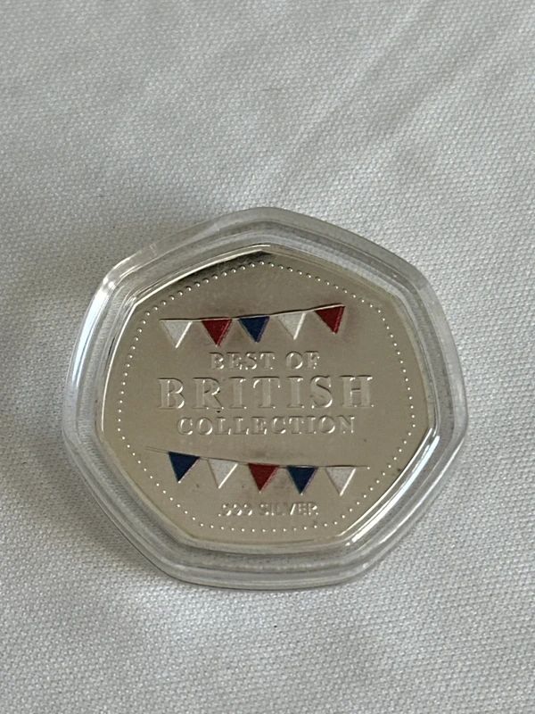 Best of British coin - Florence Nightingale  - Silver-Plated coin