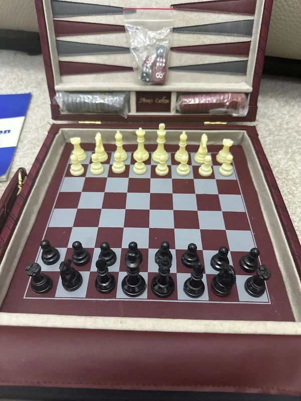 Studio Anne Carlton (SAC) Rare Vintage Backgammon And Chess Set