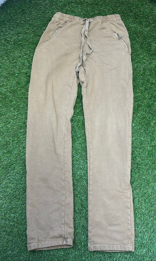 James Lakeland Women's Small Beige Casual Pants