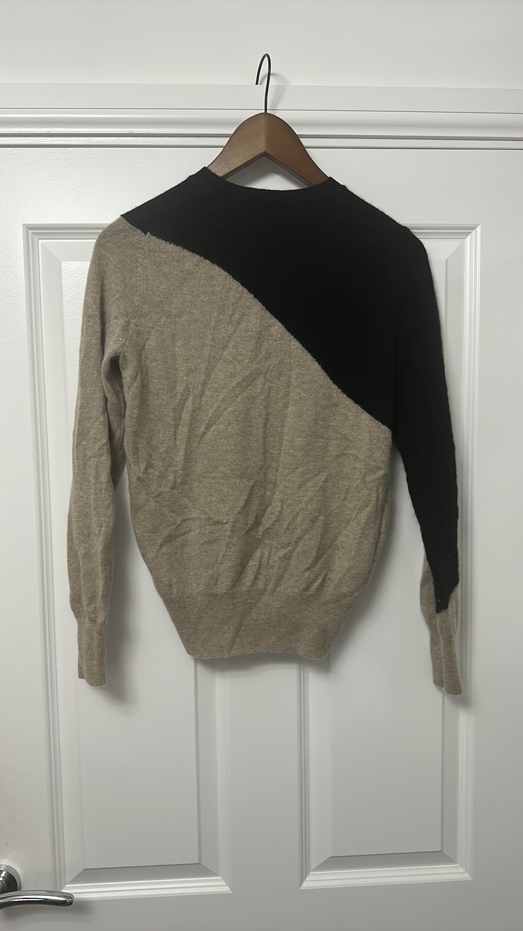 Marks & Spencer Autograph Pure Cashmere Colour Block Jumper Size 8