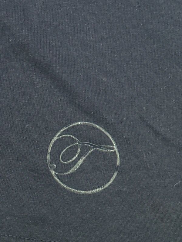 Medium Temperley London navy long sleeve Jersey wrap neck top