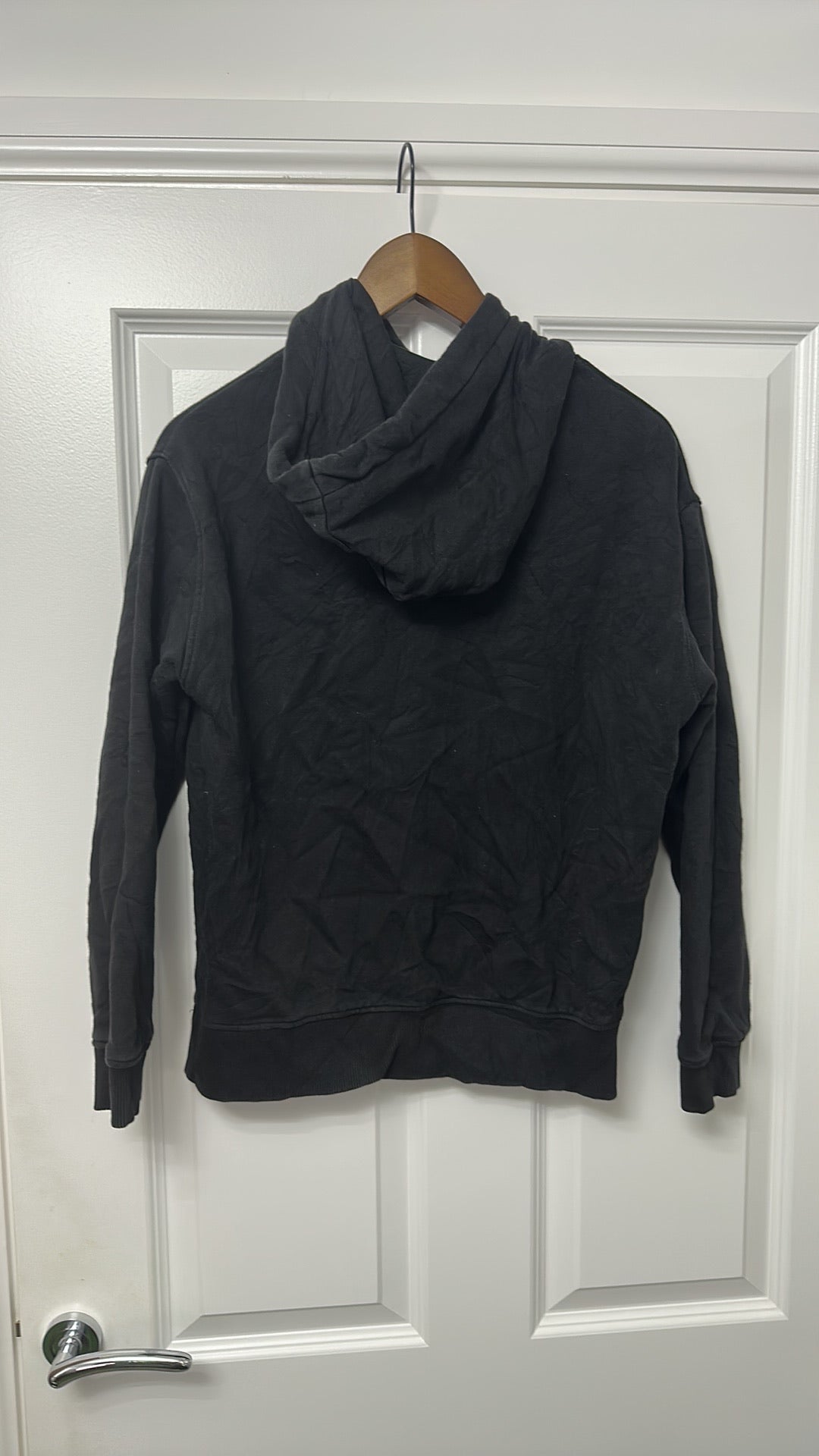 F&F Men's Classic Black Pullover Hoodie size XS