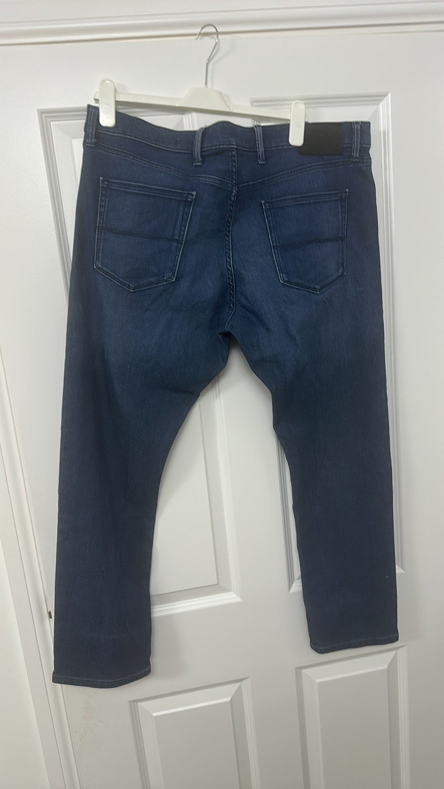 M&S Men's Slim Fit Stretch Denim Jeans Dark Indigo 38W 29L